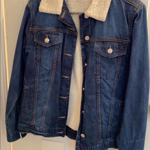 Denim jacket with teddy lining - Picture 2 of 4